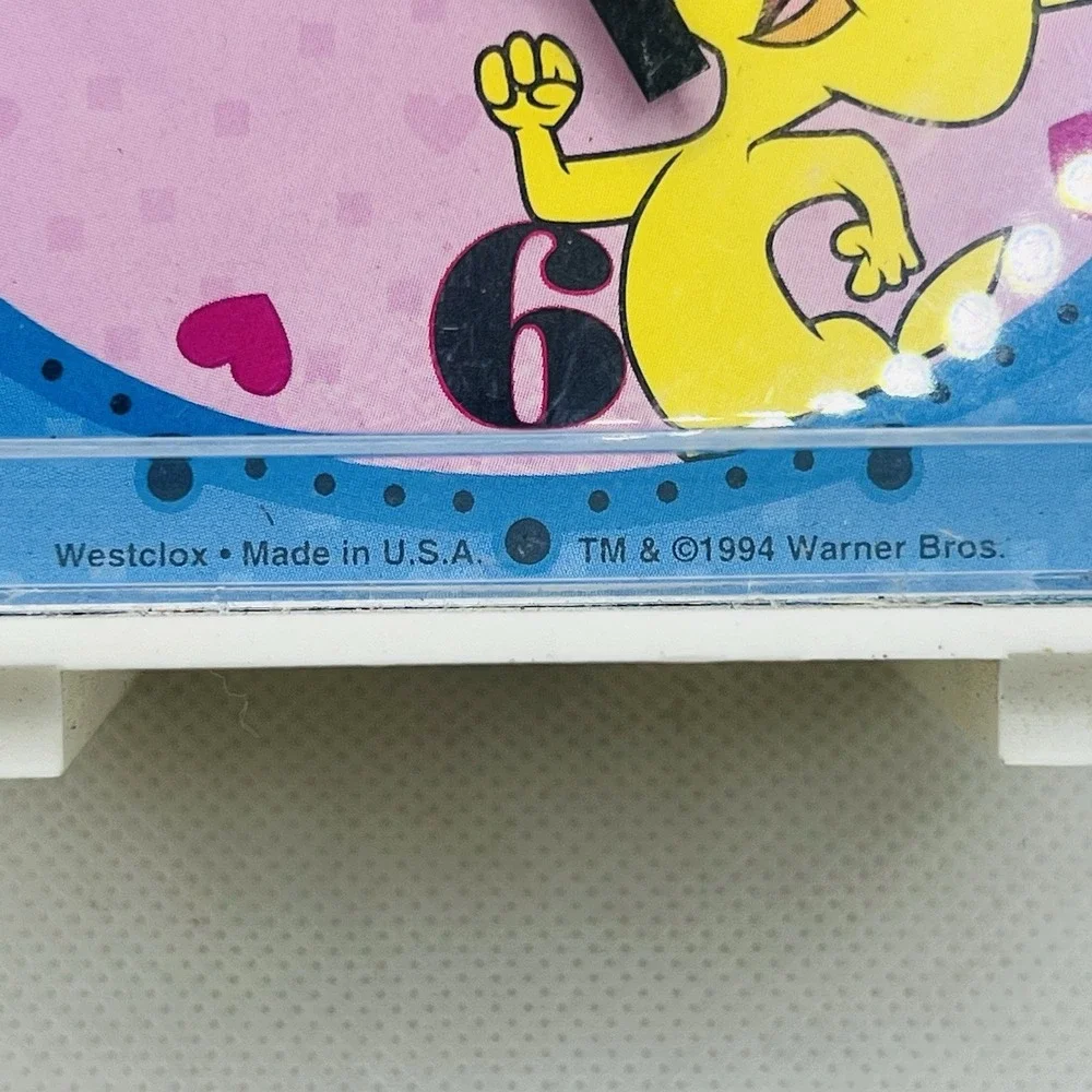 Vintage Tweety Bird Electric‎ Alarm Clock 1994 Westclox TM & Warner Brothers